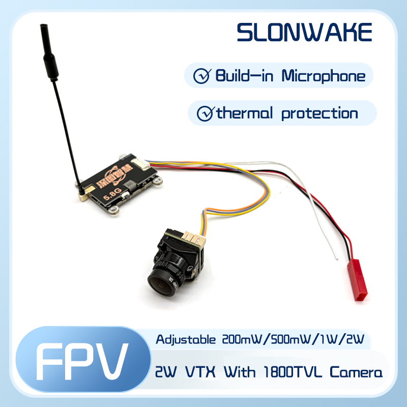Fpv Drone Transmitter - Trasmettitore VTX SLONWAKE 5.8G 56CH 2W